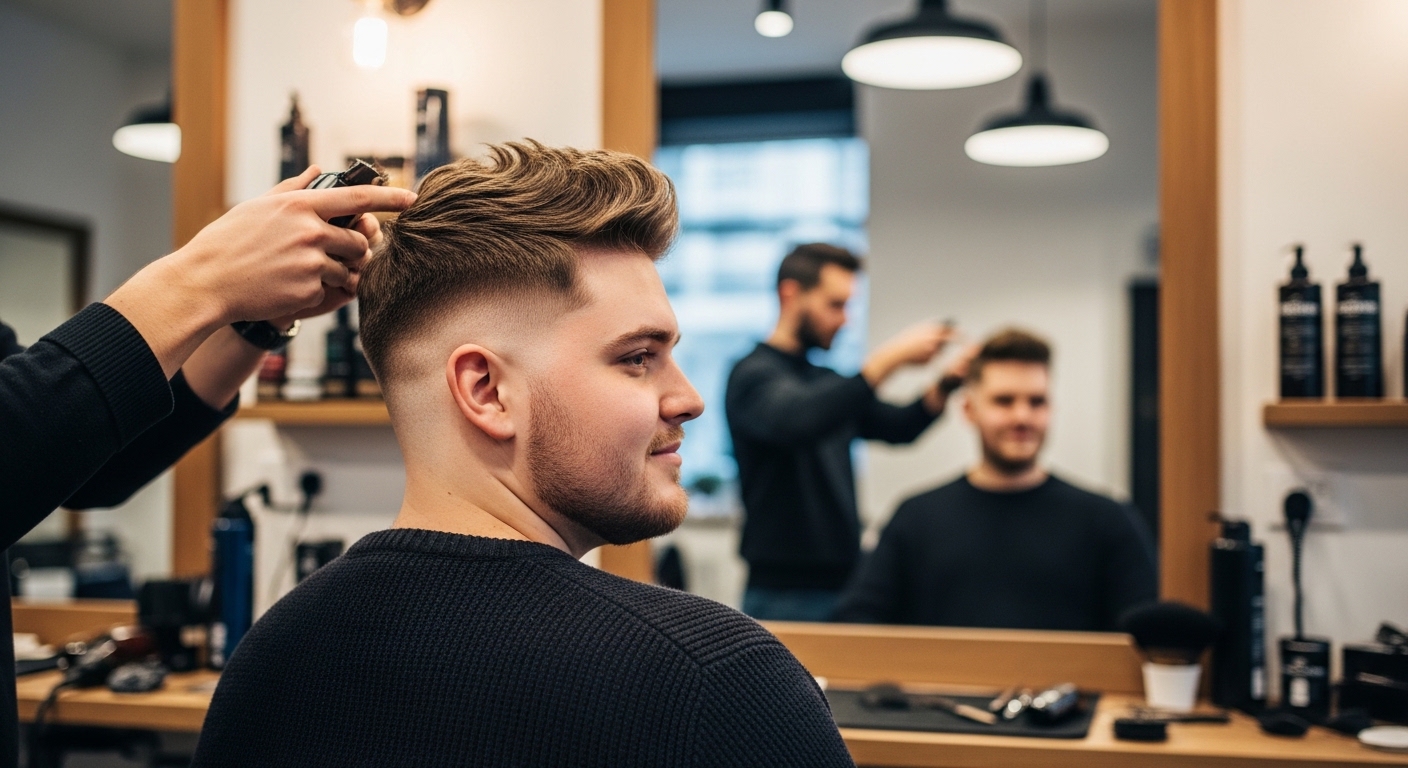 Haircut for round shaped face male