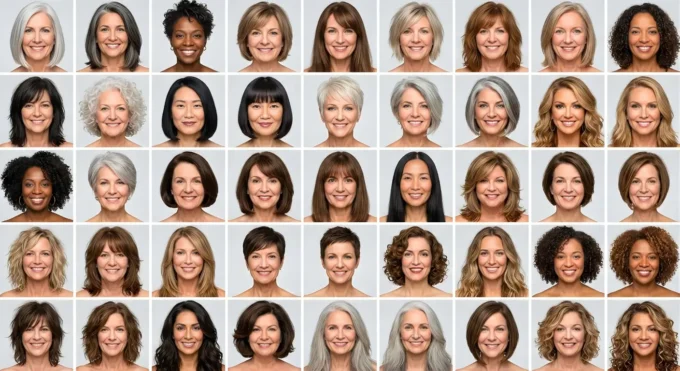 Haircuts for mature women