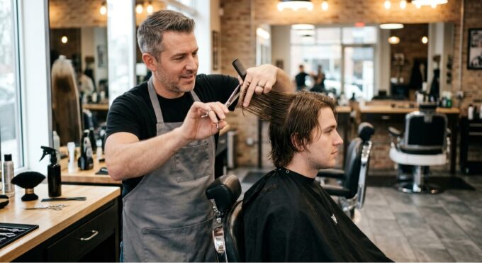 Hair cutting scissors